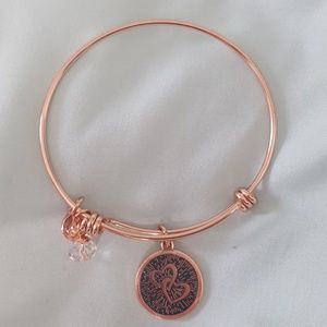 "love this life" Rose Gold Daughter Bracelet